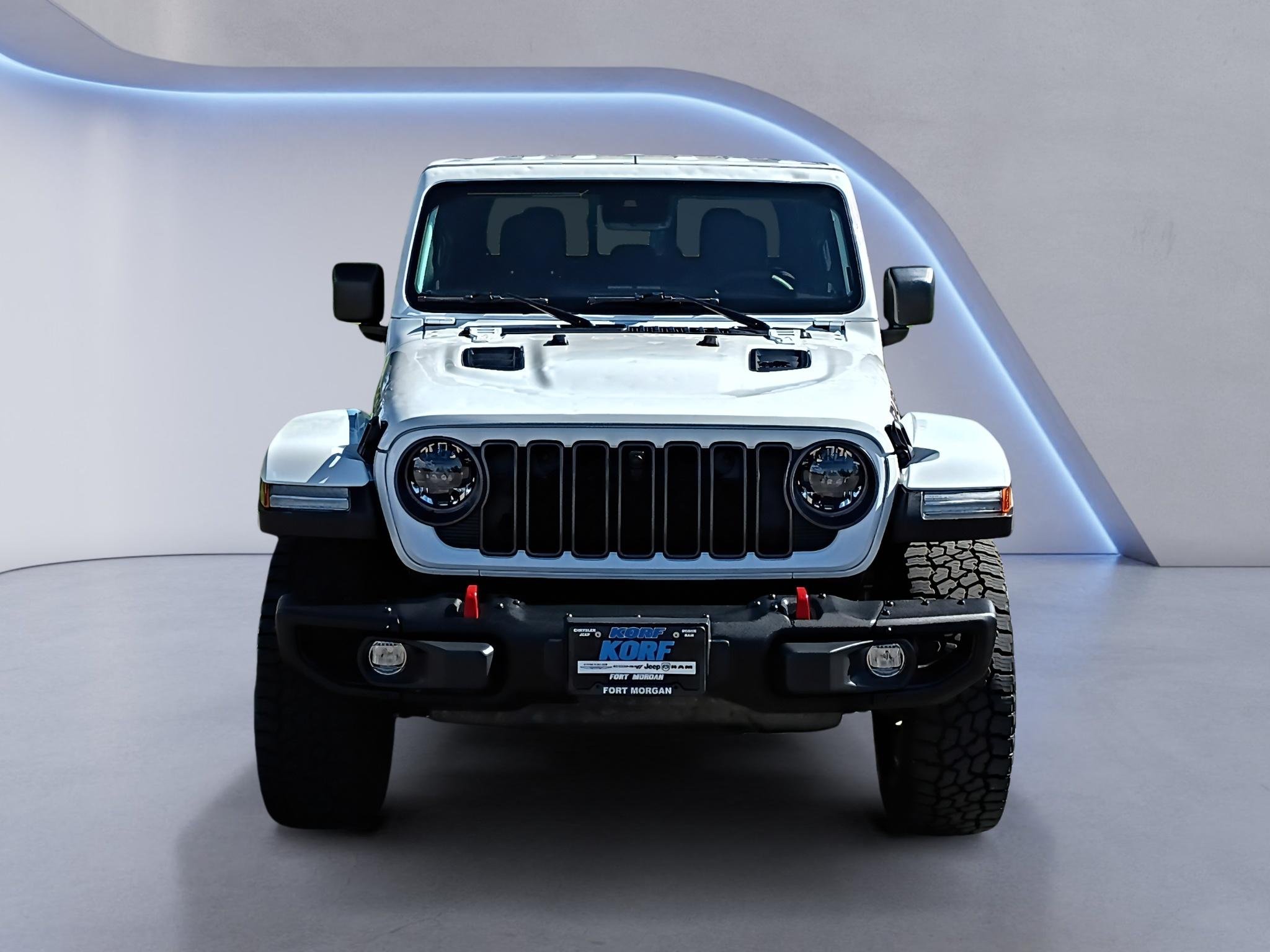 Used 2024 Bright White Clearcoat Jeep Rubicon X image 8