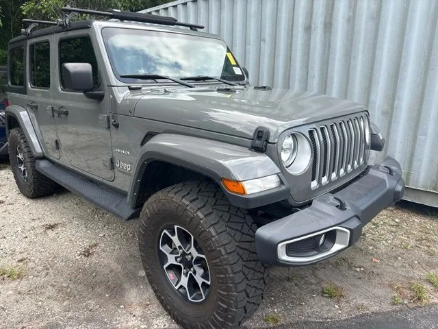 Used 2021 Gray Jeep Unlimited Sahara image 13