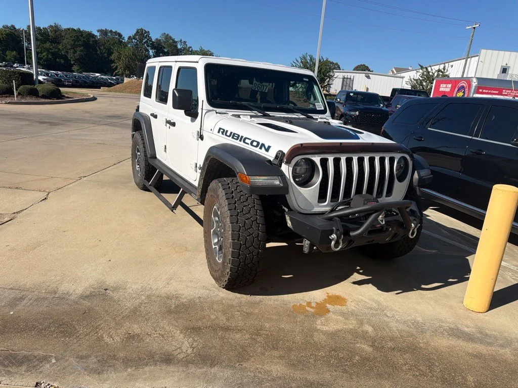 Certified Used 2021 White Jeep Unlimited Rubicon 4xe image 19