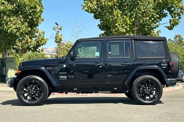 Used 2024 Black Jeep Sahara 4xe image 7