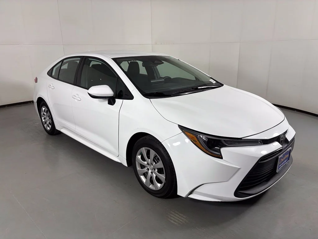 Used 2025 White Toyota LE image 2