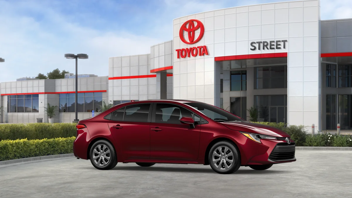 New 2026 Ruby Flare Pearl Toyota LE image 14