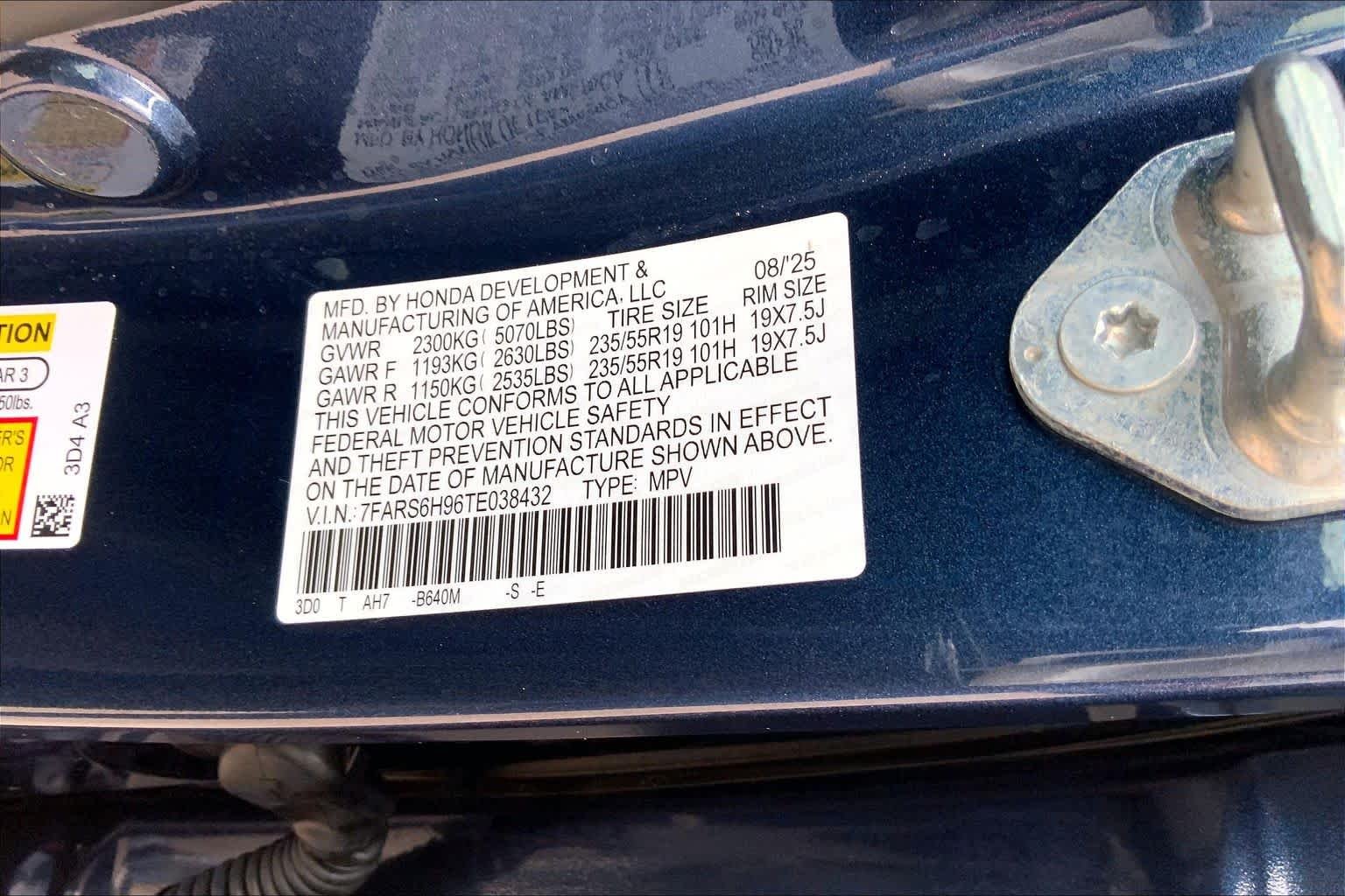 Used 2026 Canyon River Blue Metallic Honda Sport Touring image 33