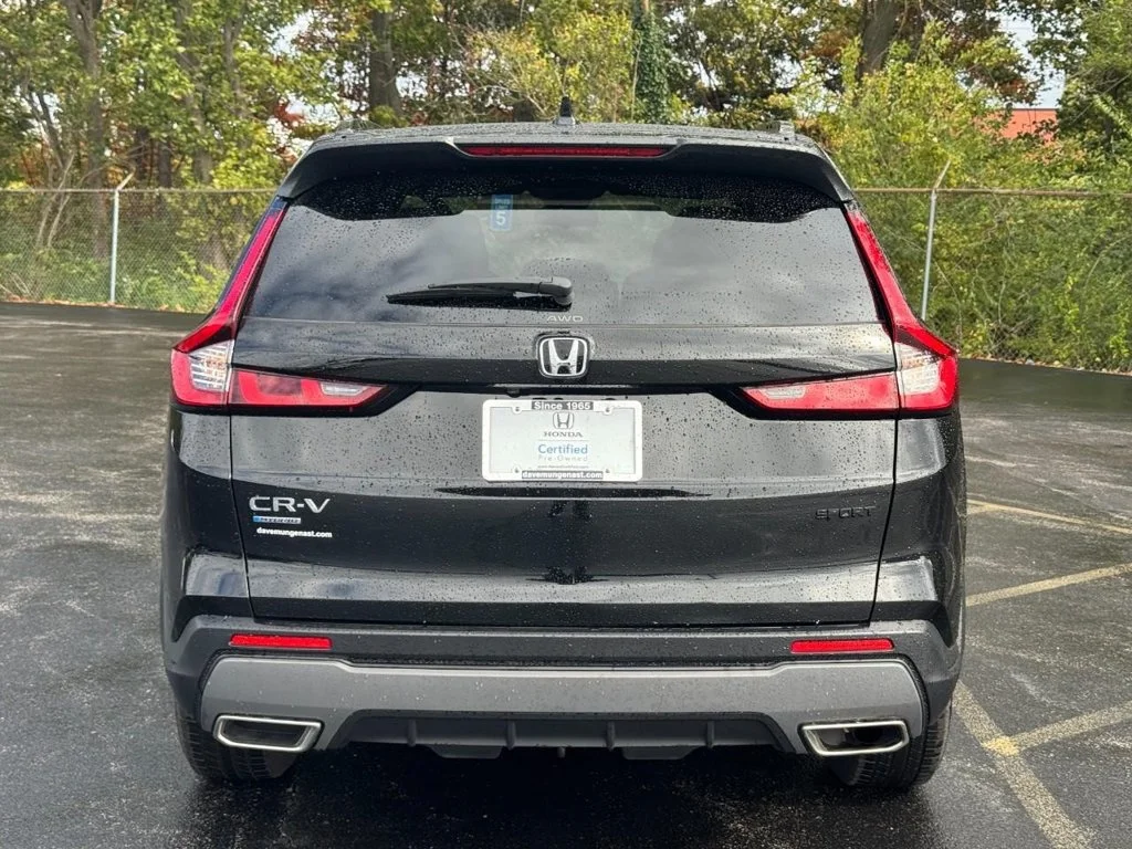 Certified Used 2025 Crystal Black Pearl Honda HYBRID AWD SPORT image 8