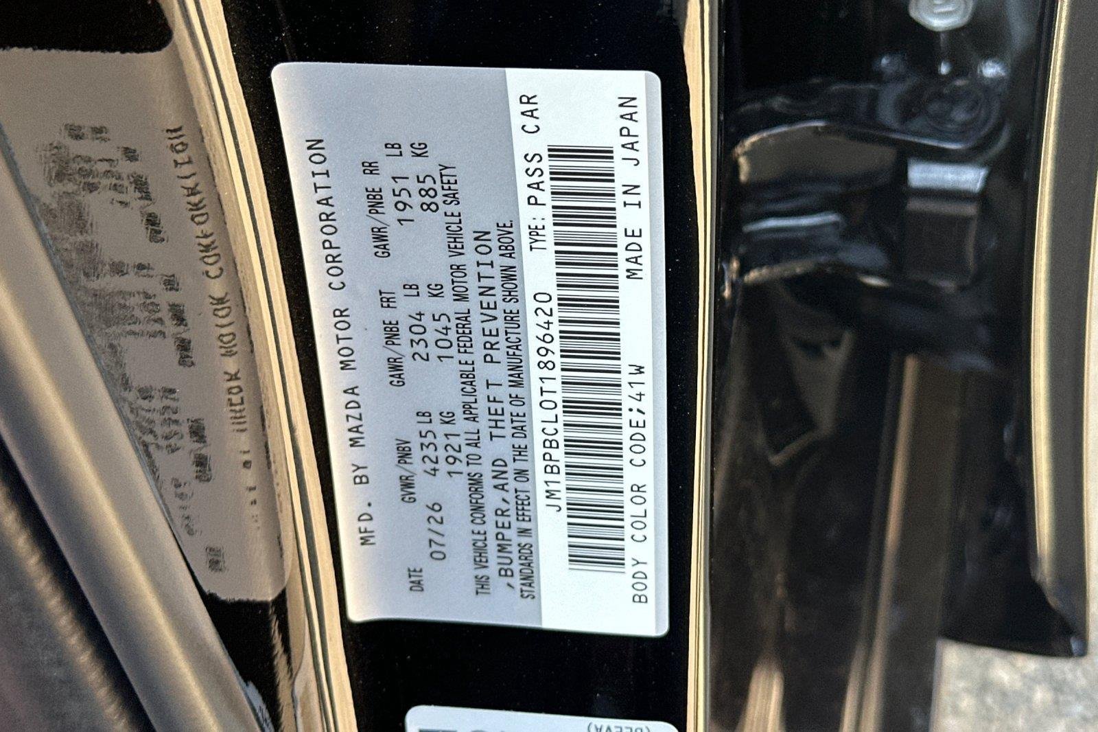 New 2026 Jet Black Mica Mazda 2.5 S Carbon Edition image 32