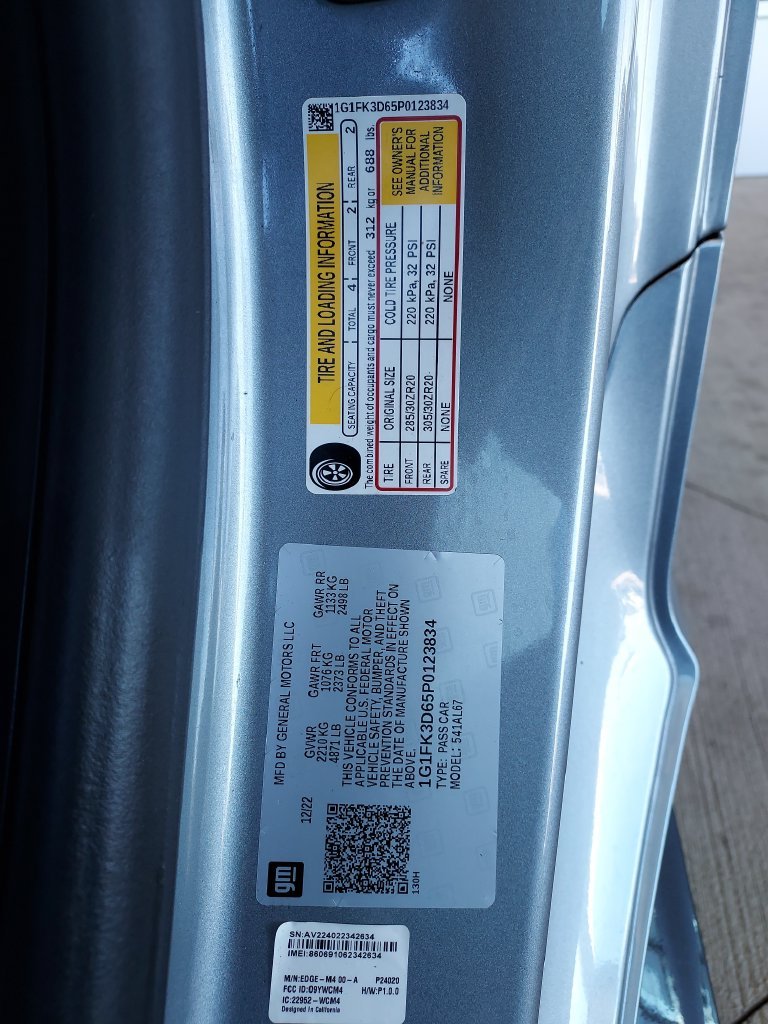 Used 2023 Gray Chevrolet ZL1 image 23