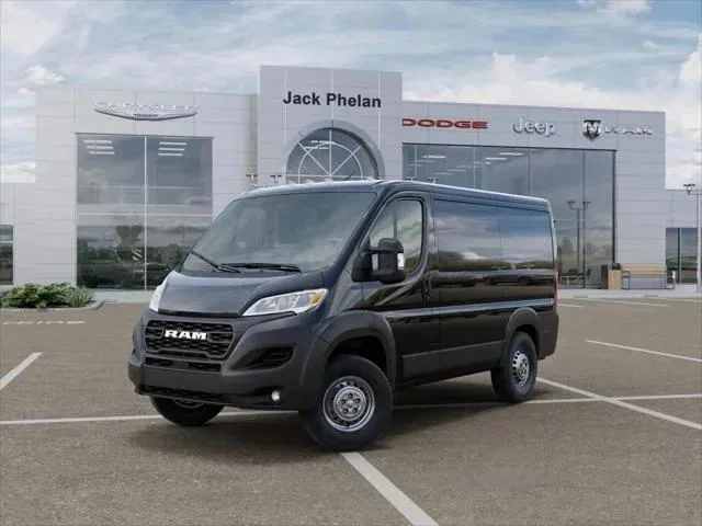 New 2026 Black Clear-Coat Exterior Paint RAM 1500 Low Roof Cargo Van 118 WB image 79