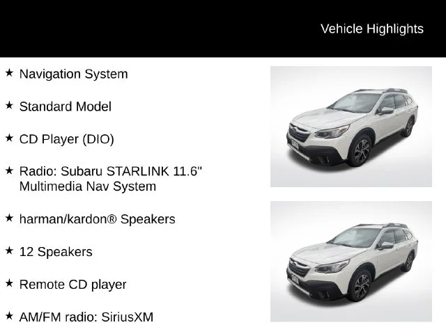 Used 2022 White Subaru Touring XT image 8