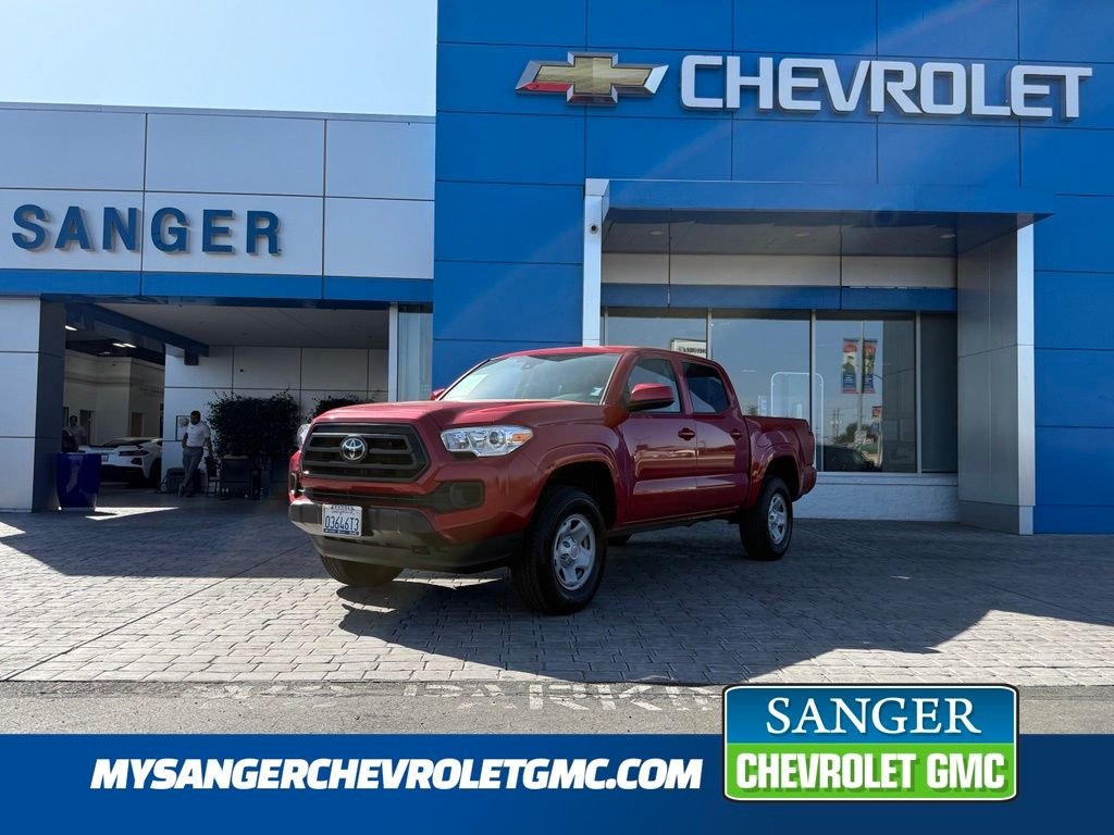 Red 2023 Toyota Tacoma Pickup Truck Four-Wheel Drive