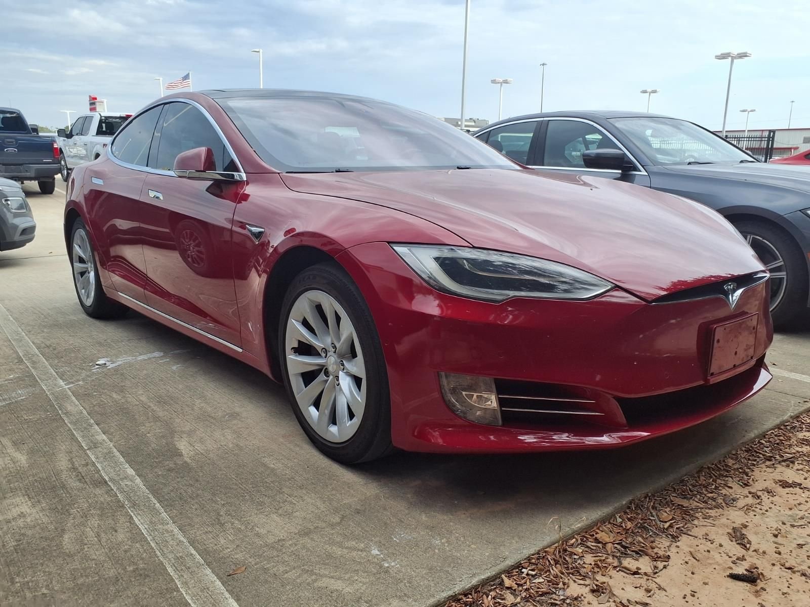 Used 2018 Red Multi-Coat Tesla P100D image 1