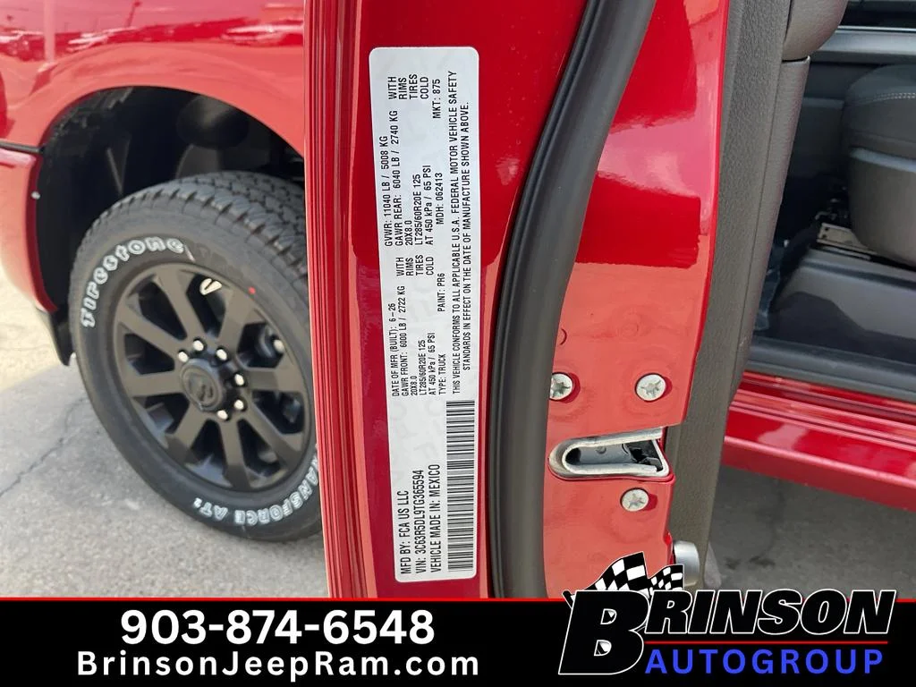 New 2026 Molten Red Pearlcoat RAM Lone Star image 19