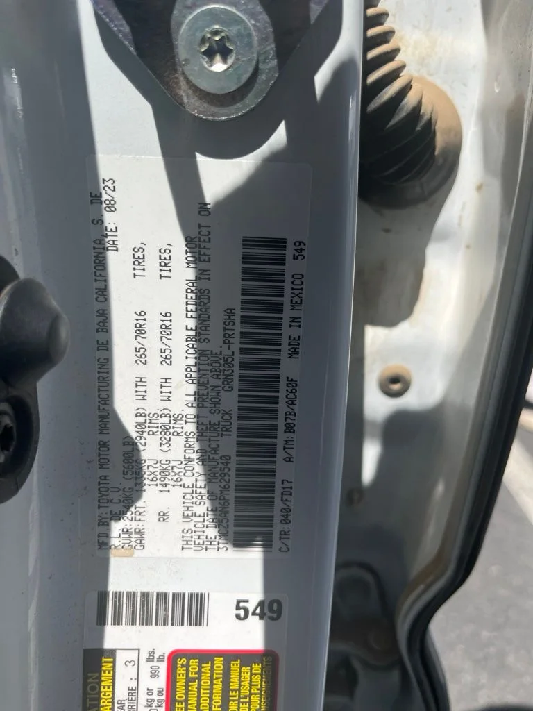 Used 2023 Ice Toyota TRD Off-Road image 9