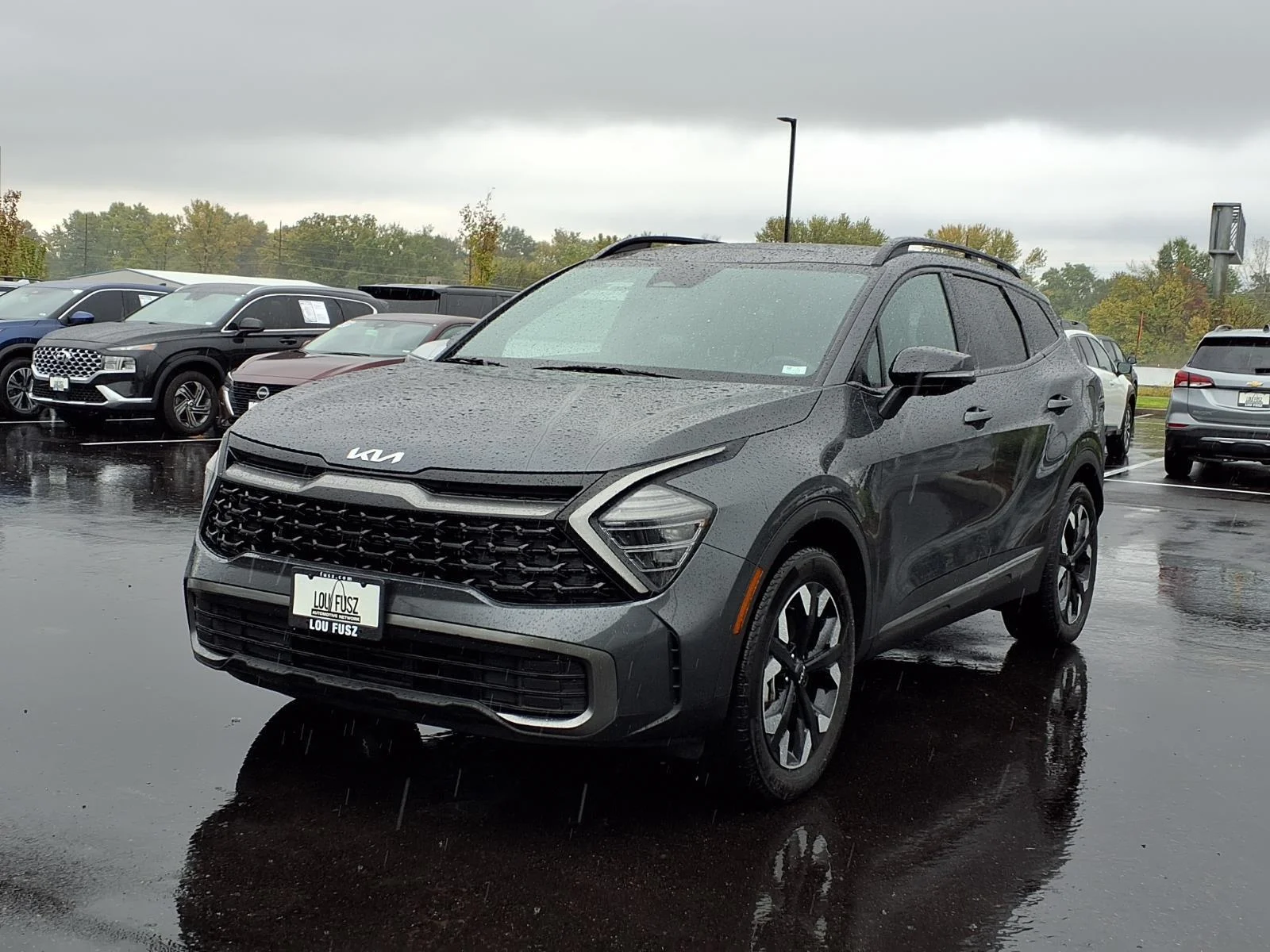 Used 2024 Gravity Gray Kia X-Line image 1