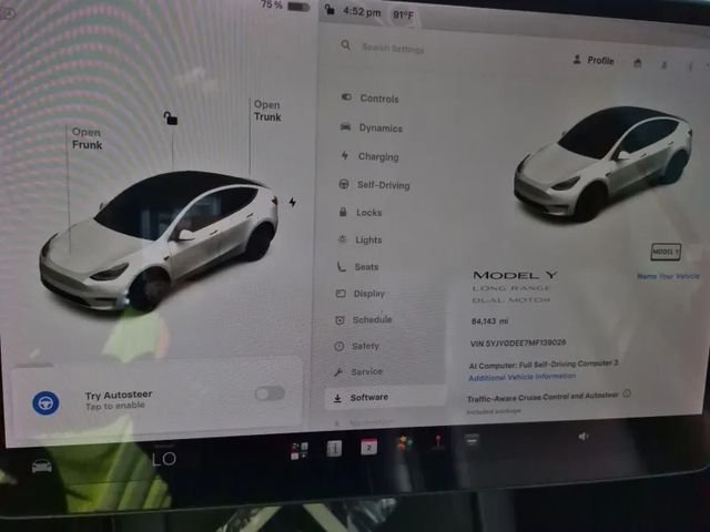 Used 2021 Pearl White Multi-Coat Tesla Long Range image 6