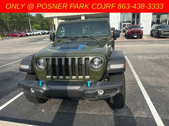 Used 2023 Green Jeep Rubicon 4xe image 2