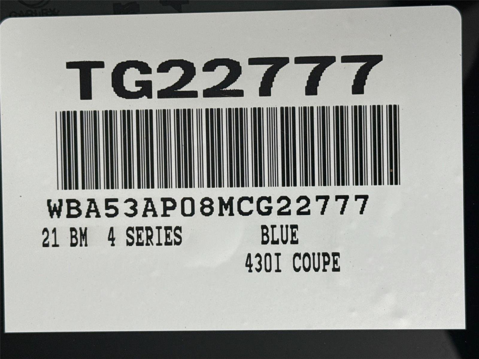 Used 2021 Arctic Race Blue Metallic BMW 430i image 40