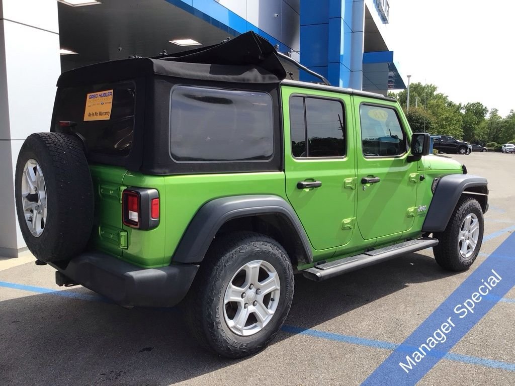Used 2018 Green Jeep Unlimited Sport S image 7