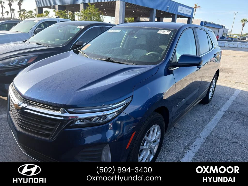 Used 2022 Blue Glow Metallic Chevrolet LT image 2