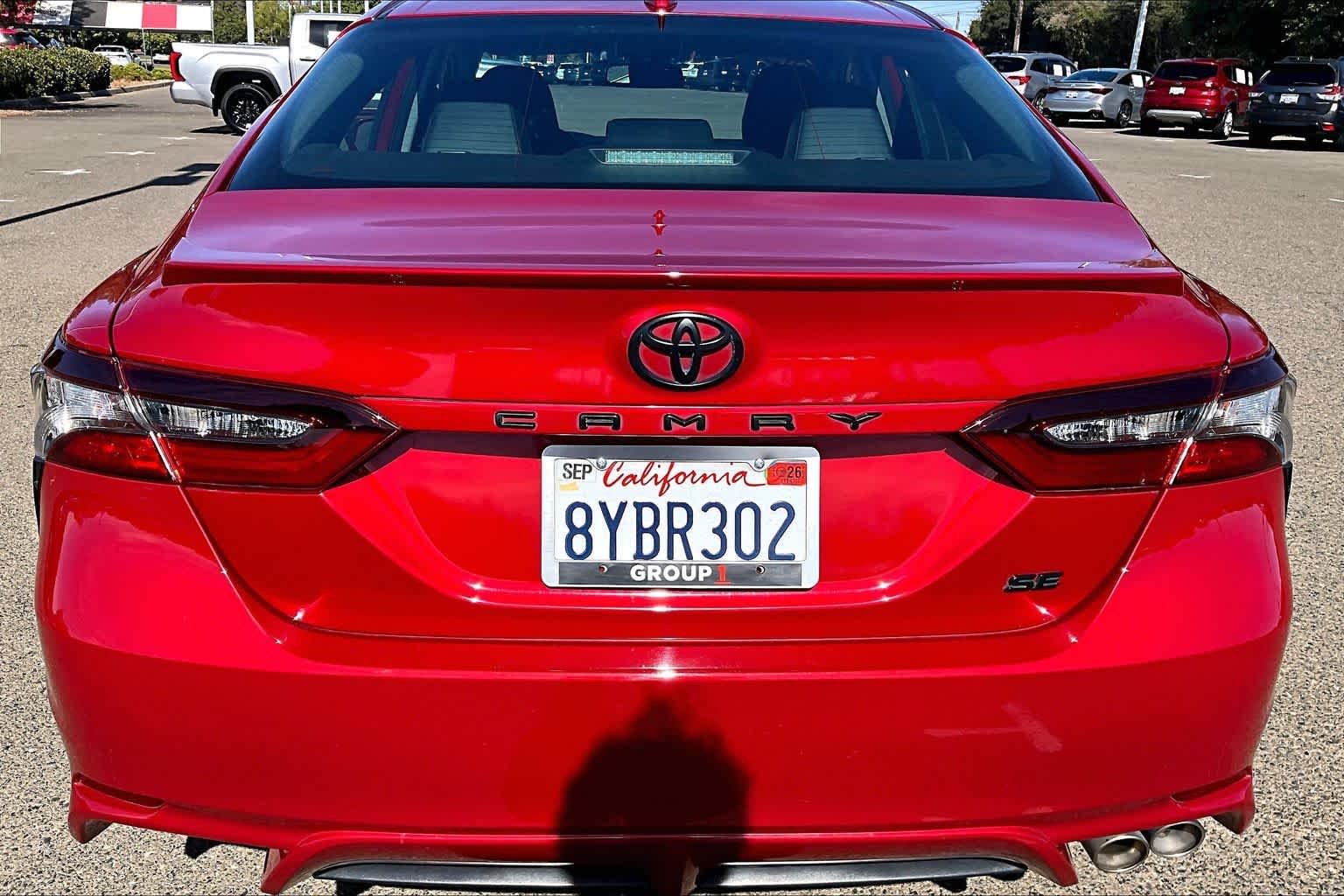 Used 2021 Supersonic Red Toyota SE image 9