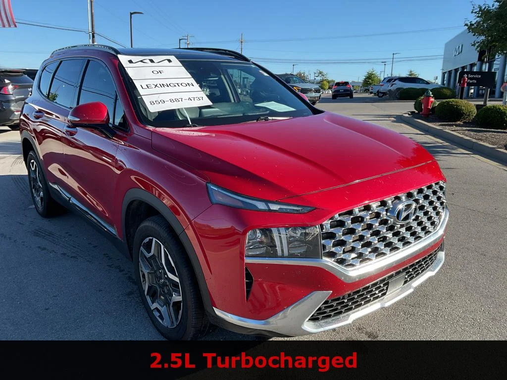 Used 2022 Calypso Red Hyundai Limited image 2