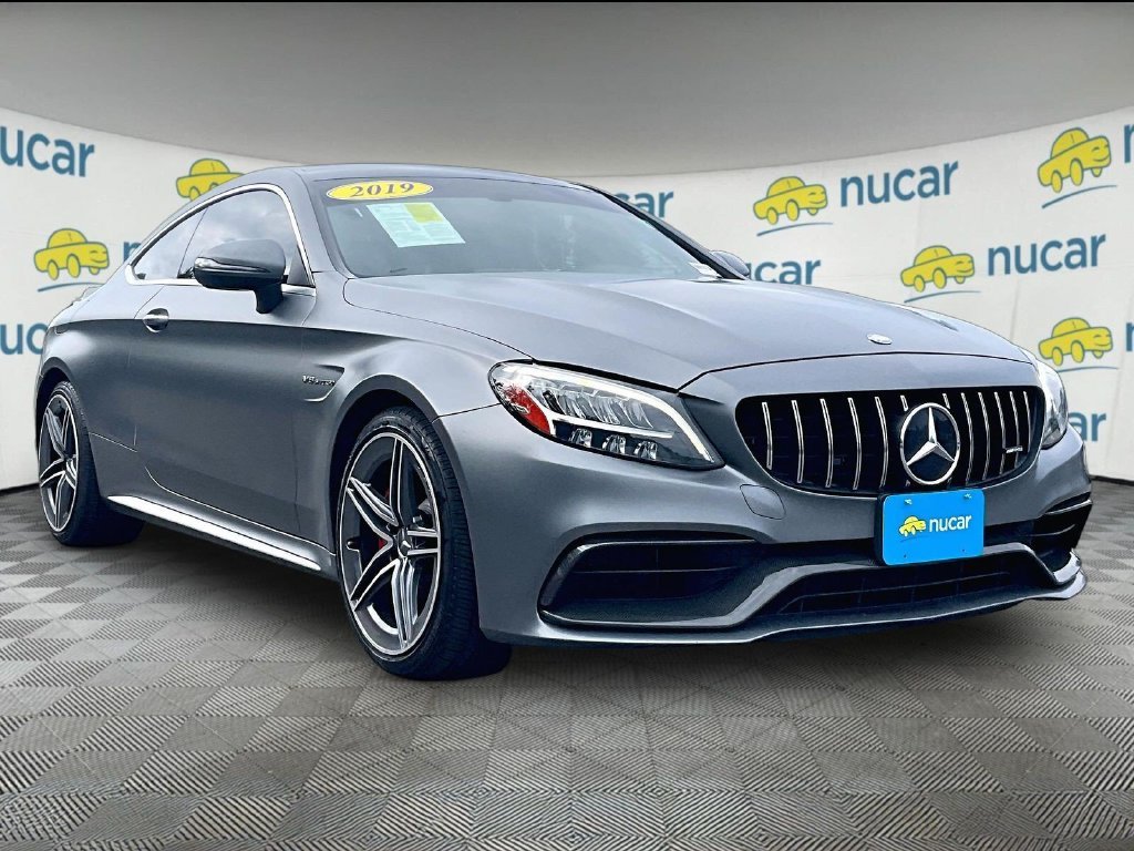 Used 2019 Gray Mercedes-Benz C 63 S AMG® image 1
