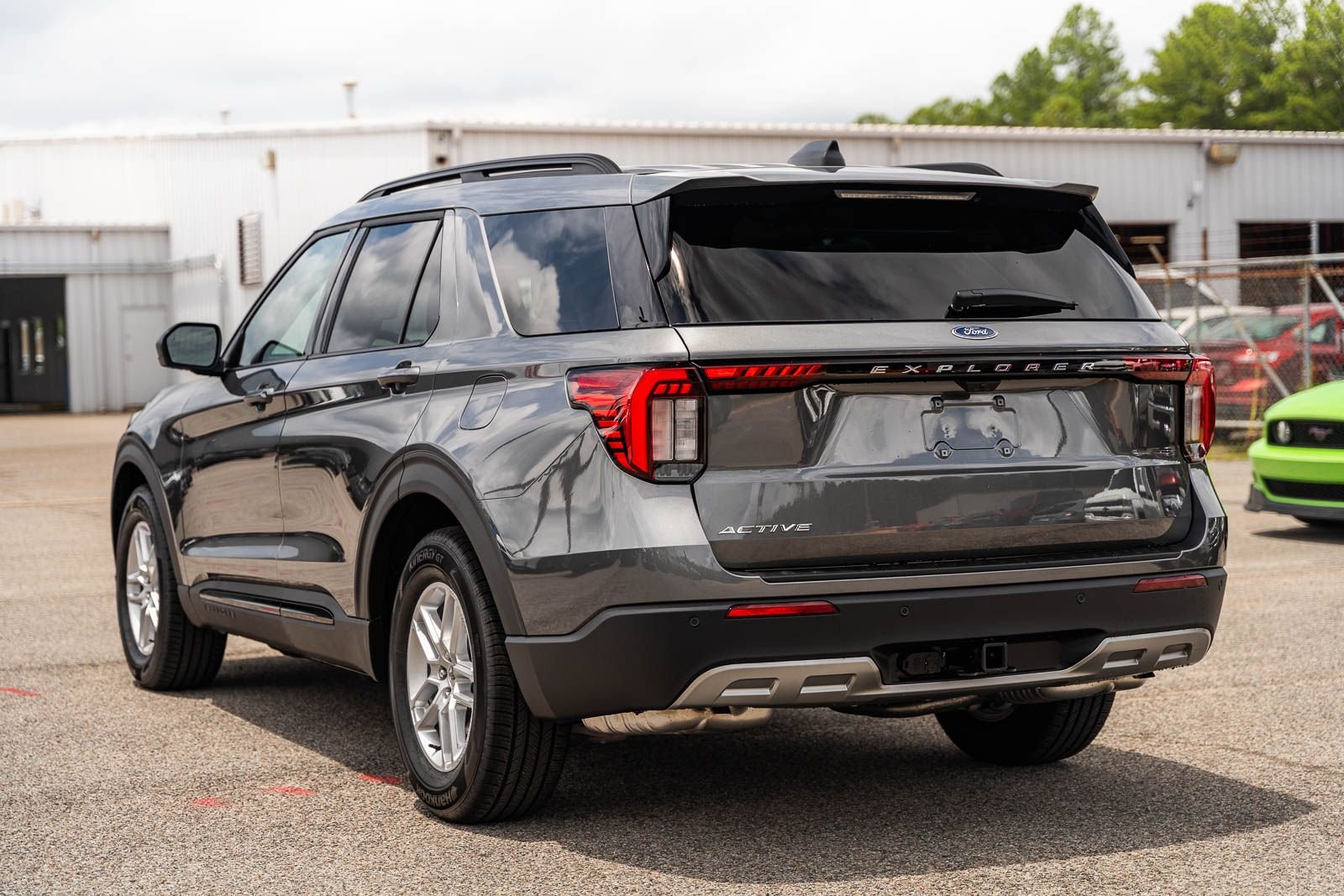 New 2026 Carbonized Gray Metallic Ford Active image 3