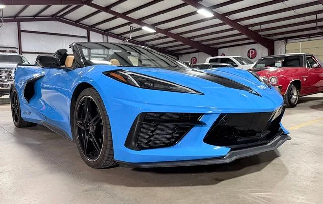 Used 2023 Blue Chevrolet Stingray image 1