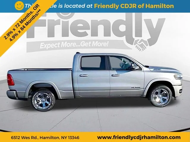 New 2026 Billet Silver Metallic Clear-Coat Exterior Paint RAM Big Horn/Lone Star image 6