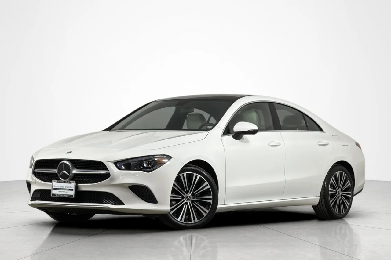 Certified Used 2023 Polar White Mercedes-Benz CLA 250 image 1
