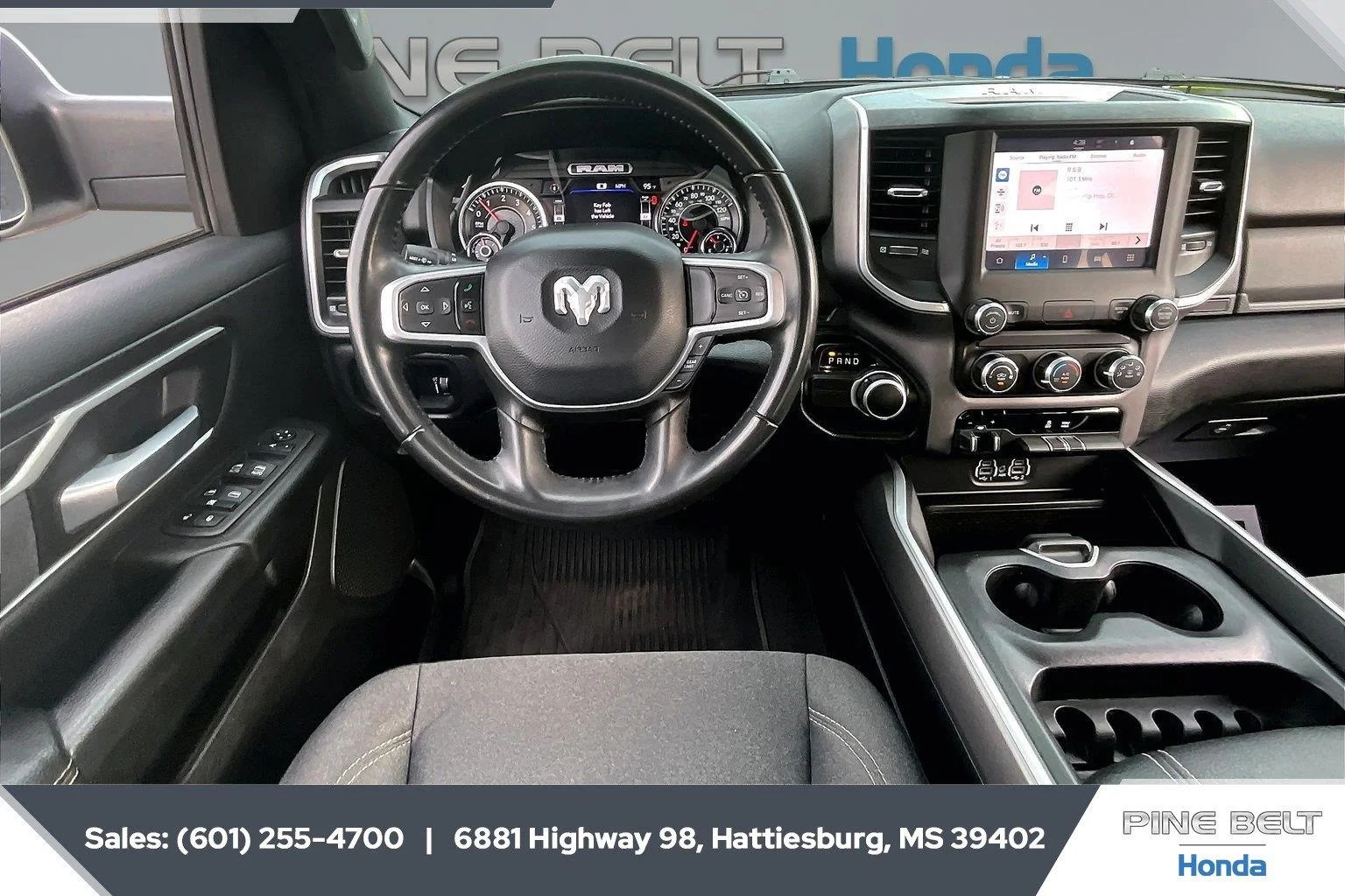 Used 2022 Bright White Clearcoat Ram Big Horn image 5