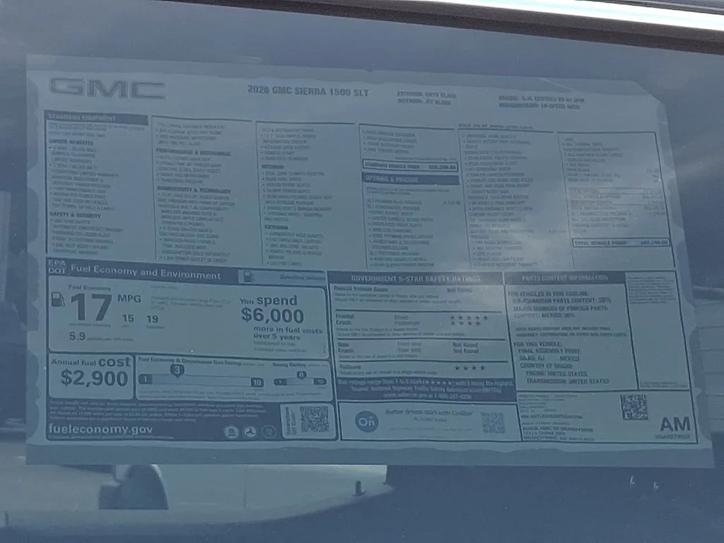New 2026 Black GMC SLT image 3