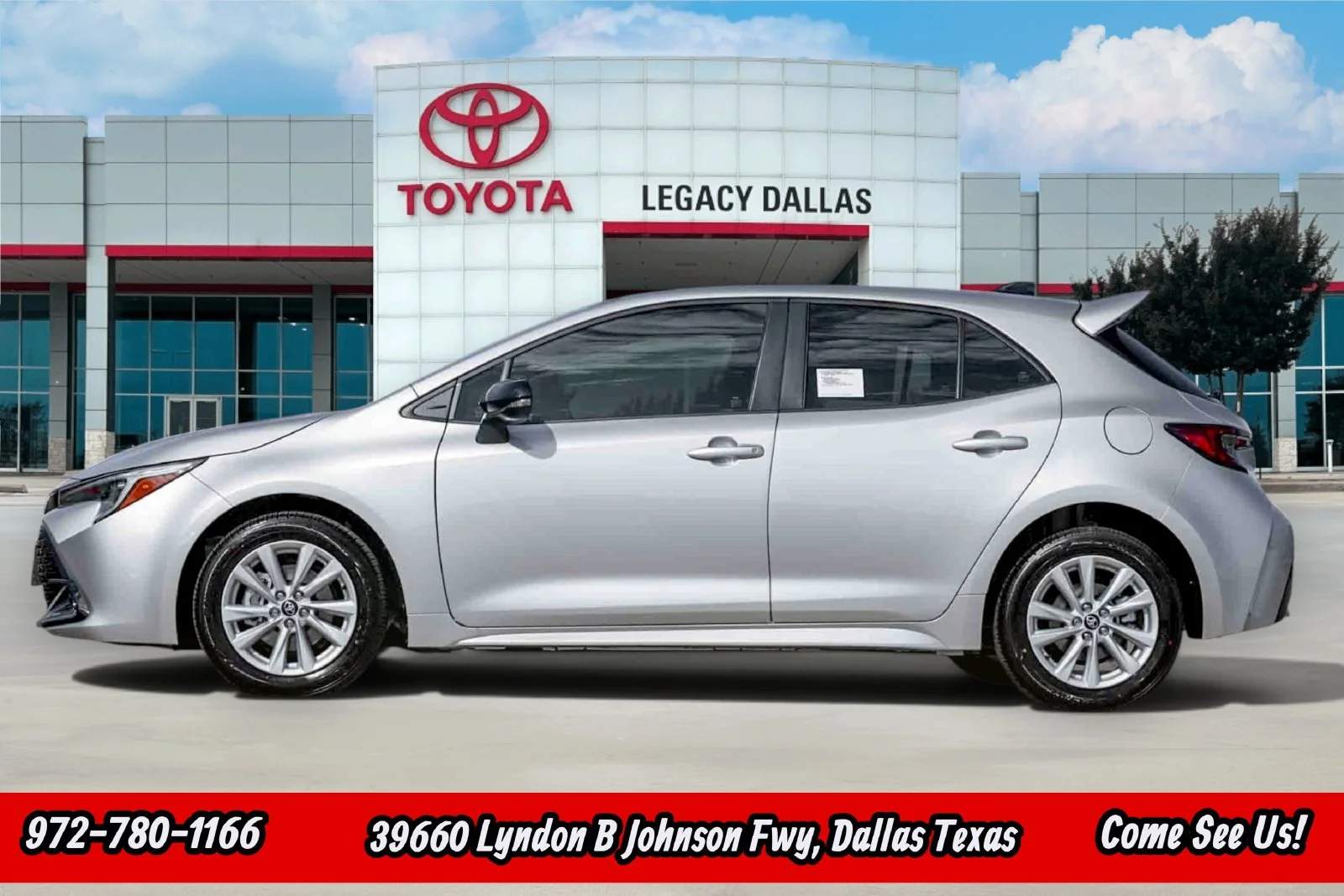 New 2027 Classic Silver Metallic Toyota SE image 6