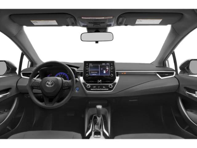 Used 2021 Super White Toyota Hybrid LE image 8
