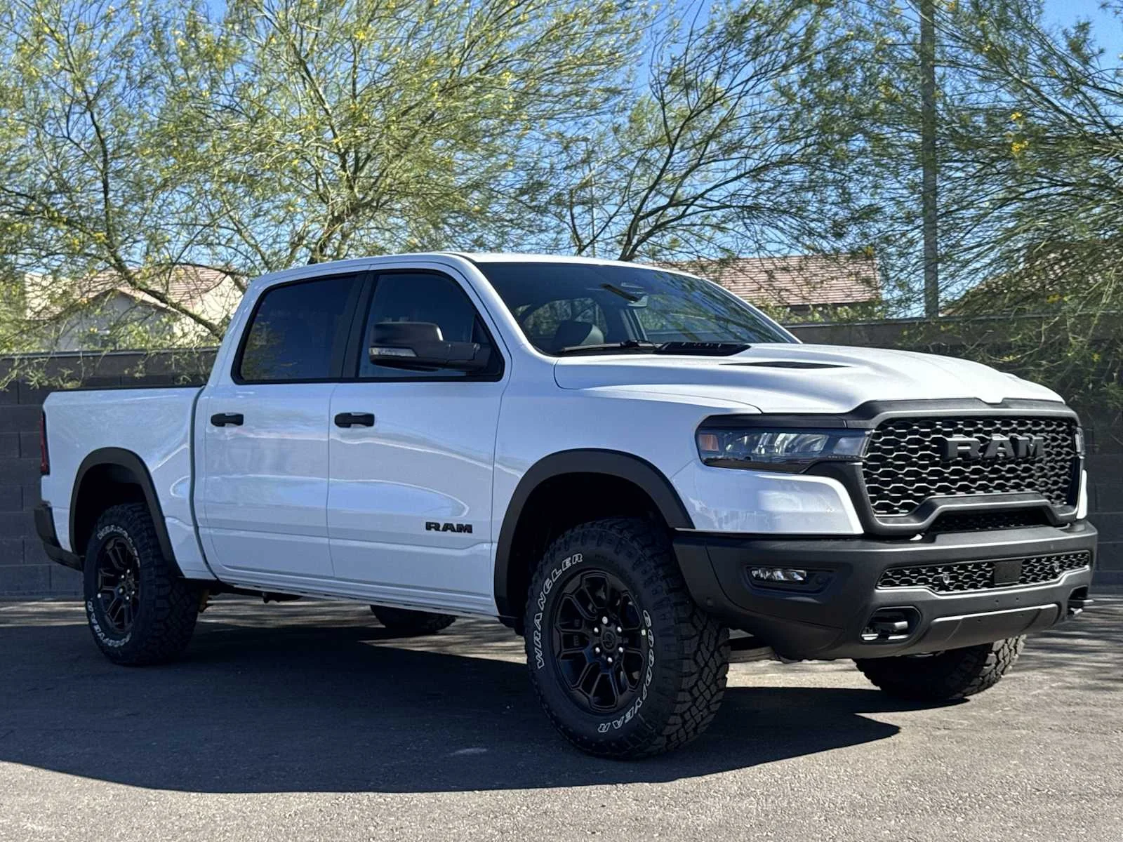 New 2026 Bright White Clear-Coat Exterior Paint RAM Rebel image 2