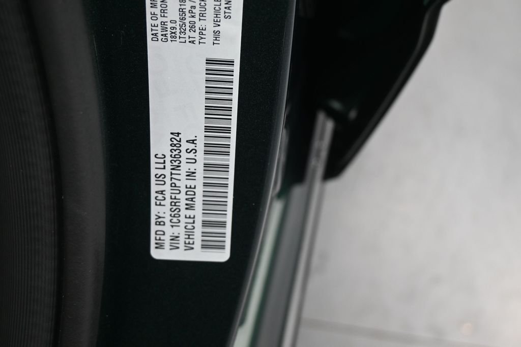 New 2026 Serrano-Green Metallic Exterior Paint RAM RHO image 20