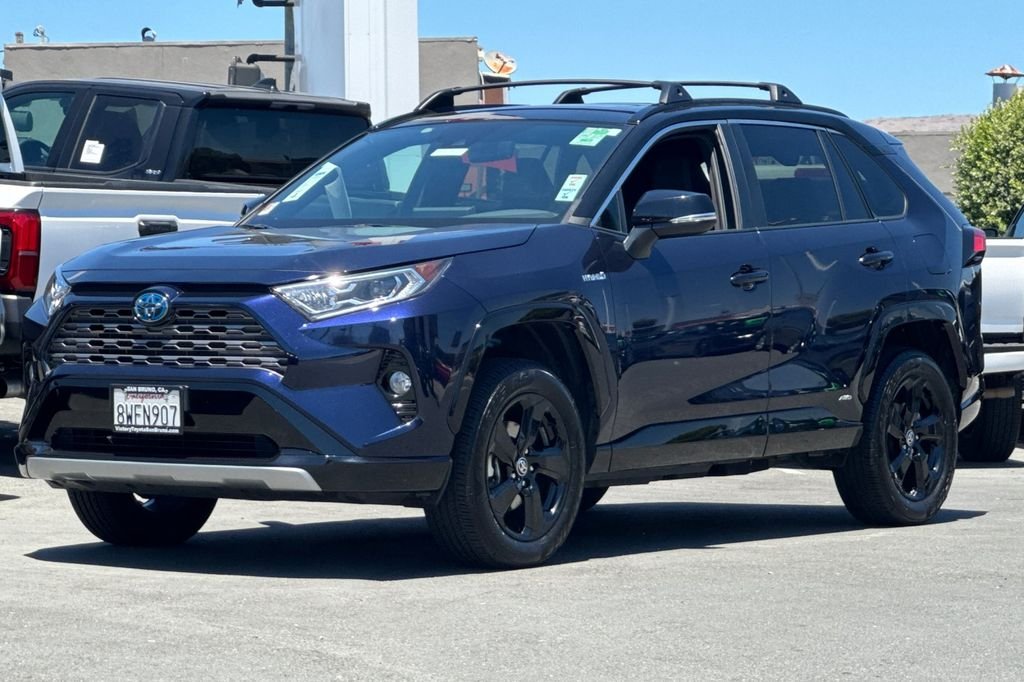 Certified Used 2021 Blue Toyota XSE image 8