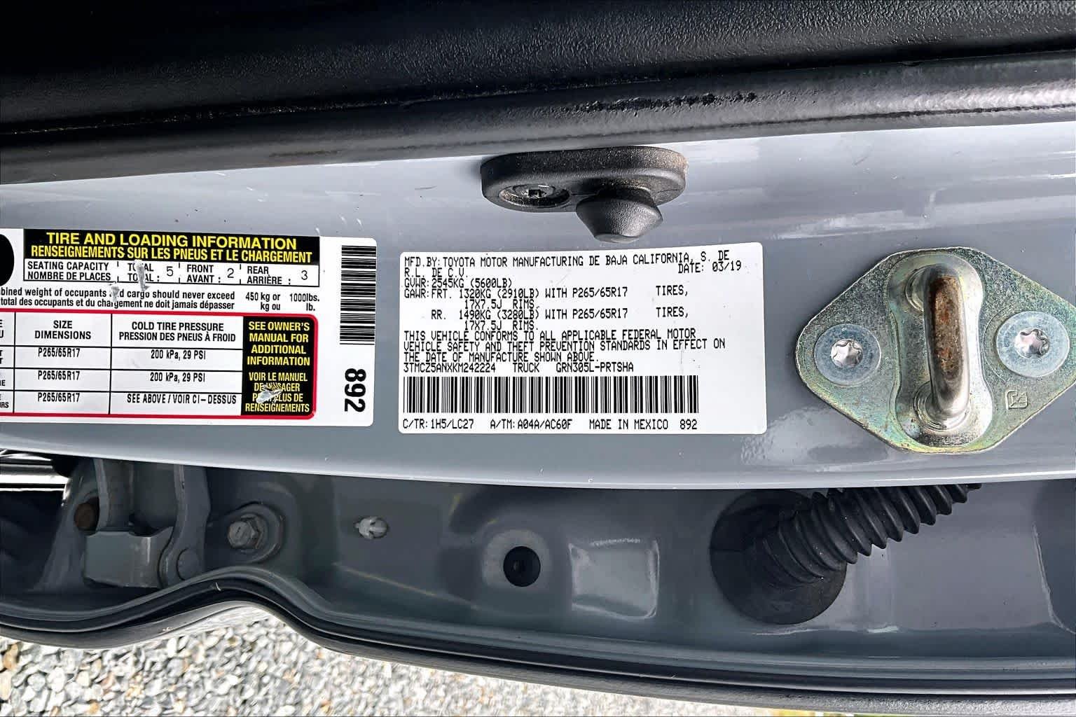 Used 2019 Cement Toyota TRD Sport image 37