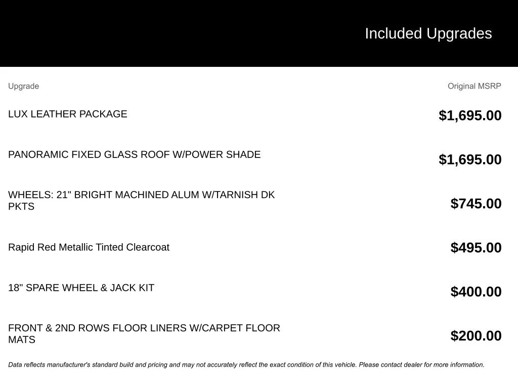 New 2026 Rapid Red Metallic Tinted Clearcoat Ford Platinum™ image 9