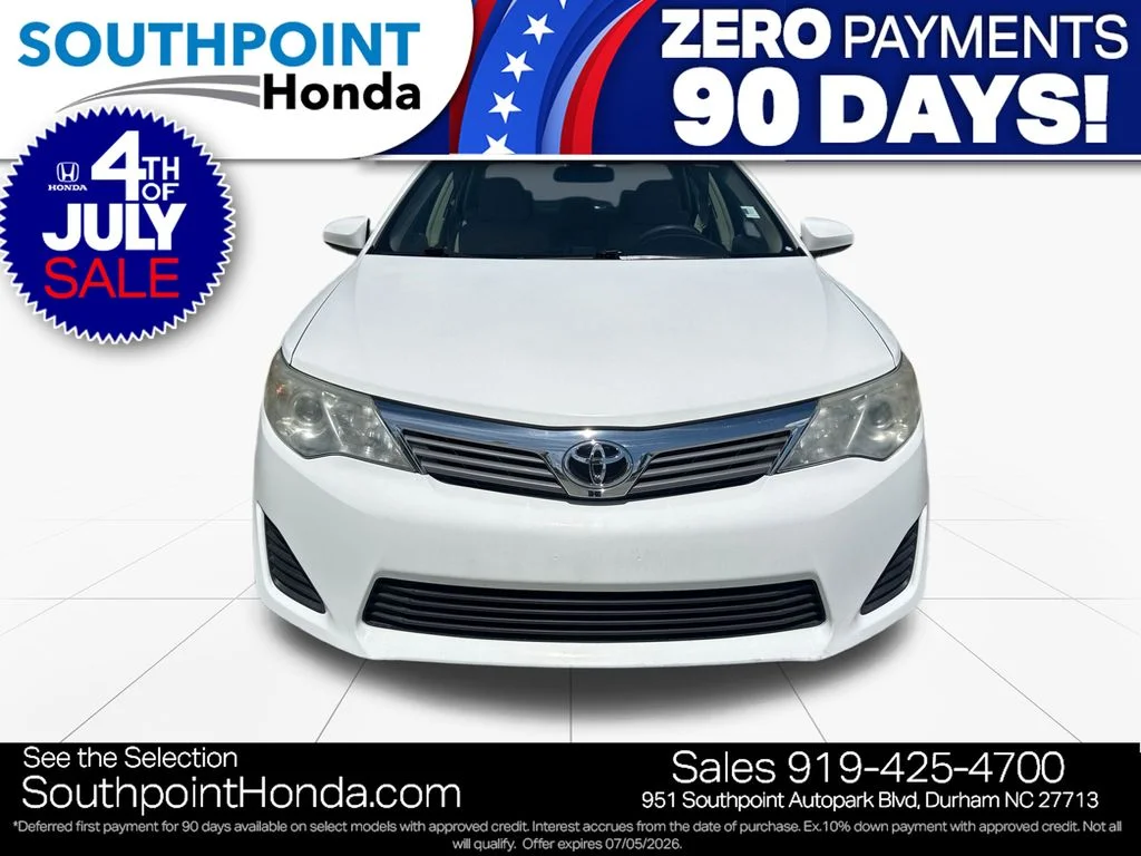 Used 2012 Toyota Camry L with VIN 4T1BF1FK9CU528926 for sale in Durham, NC