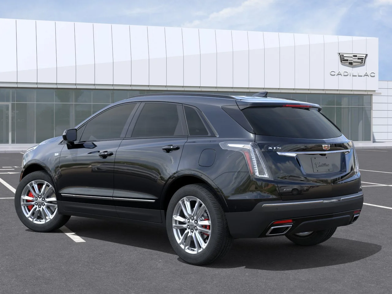 New 2026 Stellar Black Metallic Cadillac AWD Sport image 4