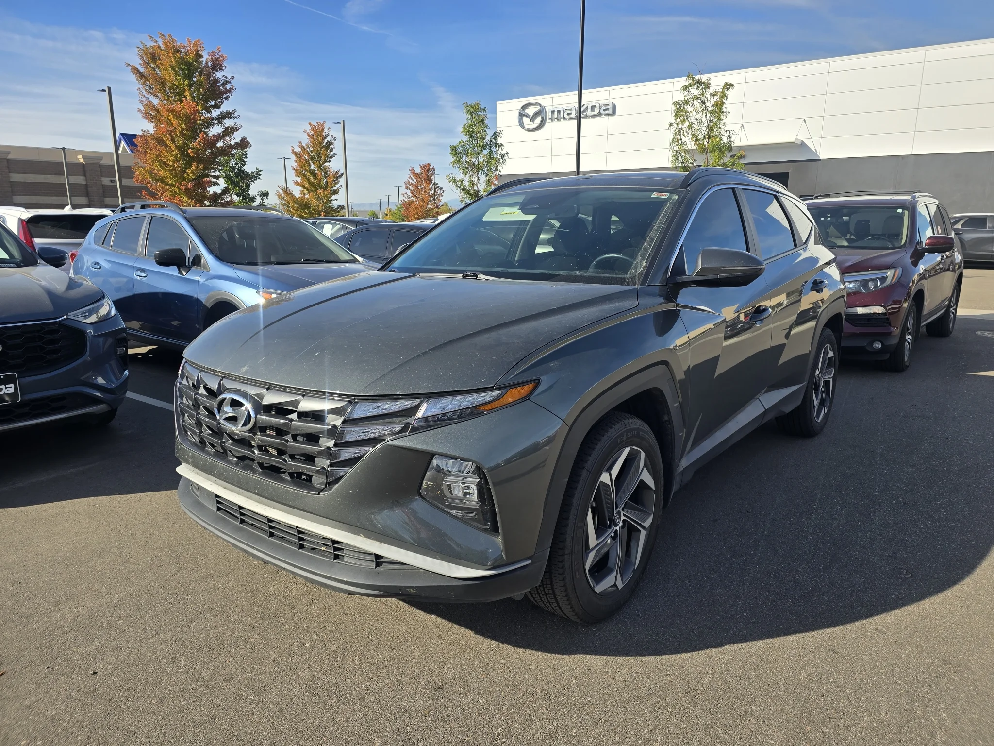 Used 2022 Amazon Gray Hyundai SEL Convenience image 1