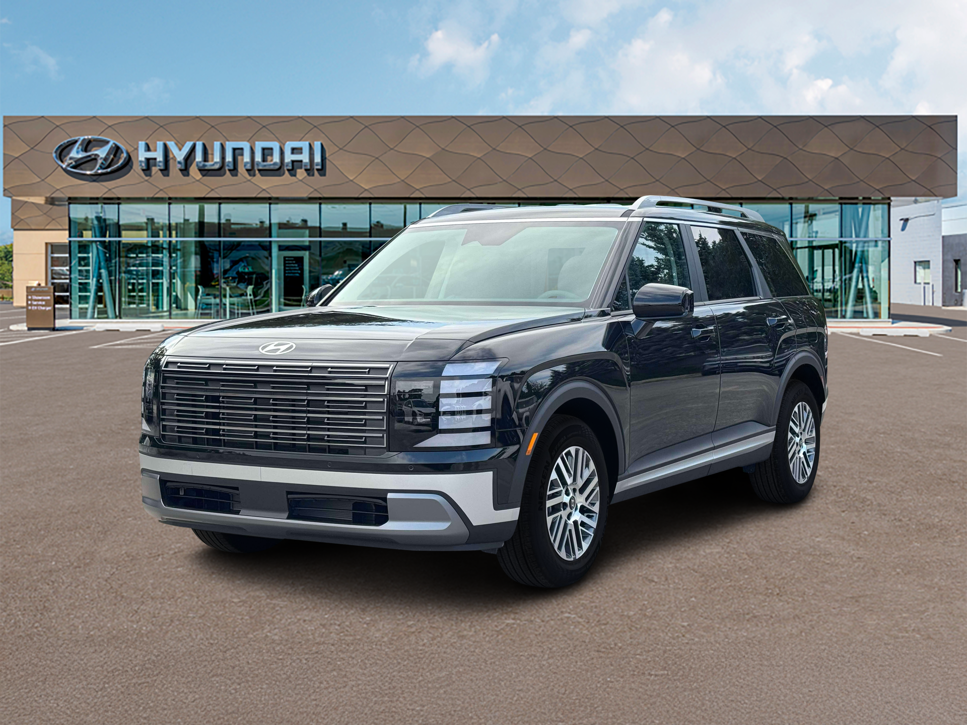 New 2027 Black Hyundai SEL AWD image 1