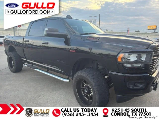 Used 2019 Diamond Black Ram Big Horn image 2