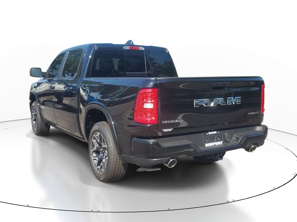 New 2026 Diamond Black Crystal Pearl-Coat Exterior Paint RAM Laramie image 3