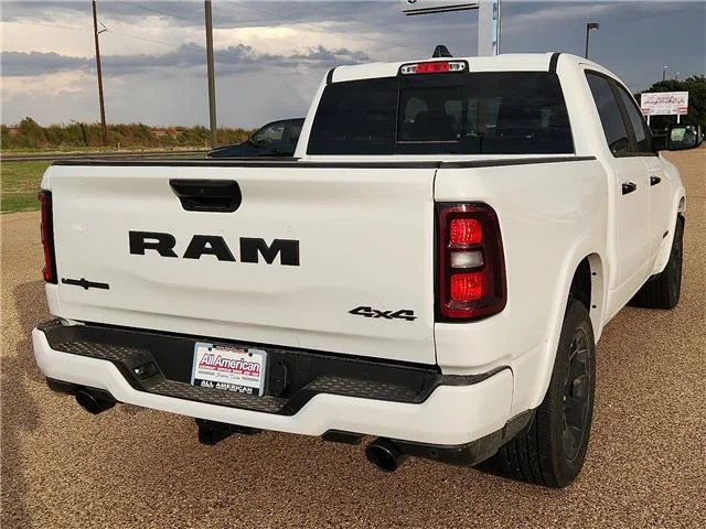 New 2027 PW7 Bright Whit Ram LONE STAR CREW CAB 4X4 5