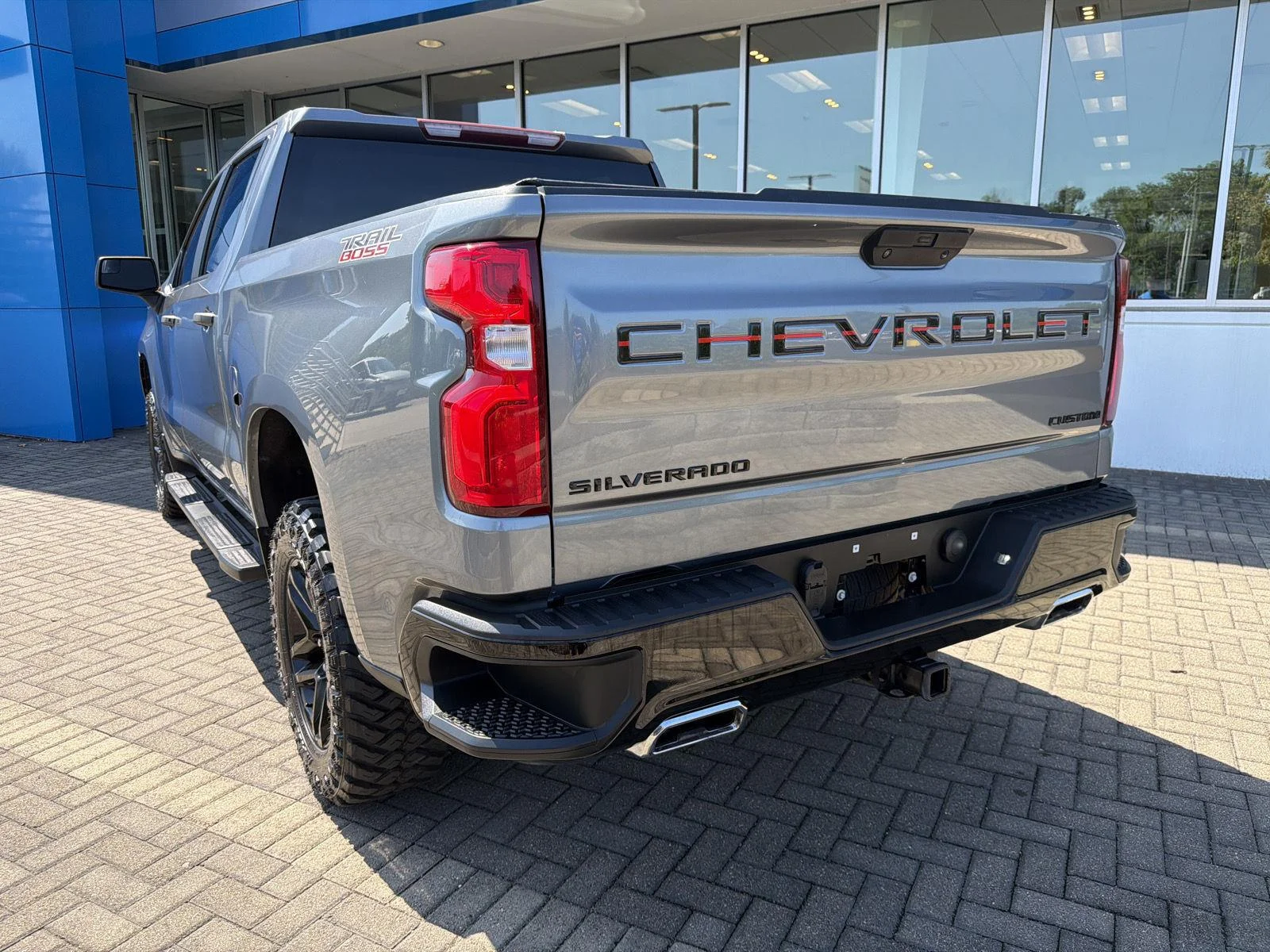 Used 2021 Satin Steel Metallic Chevrolet Custom Trail Boss image 3