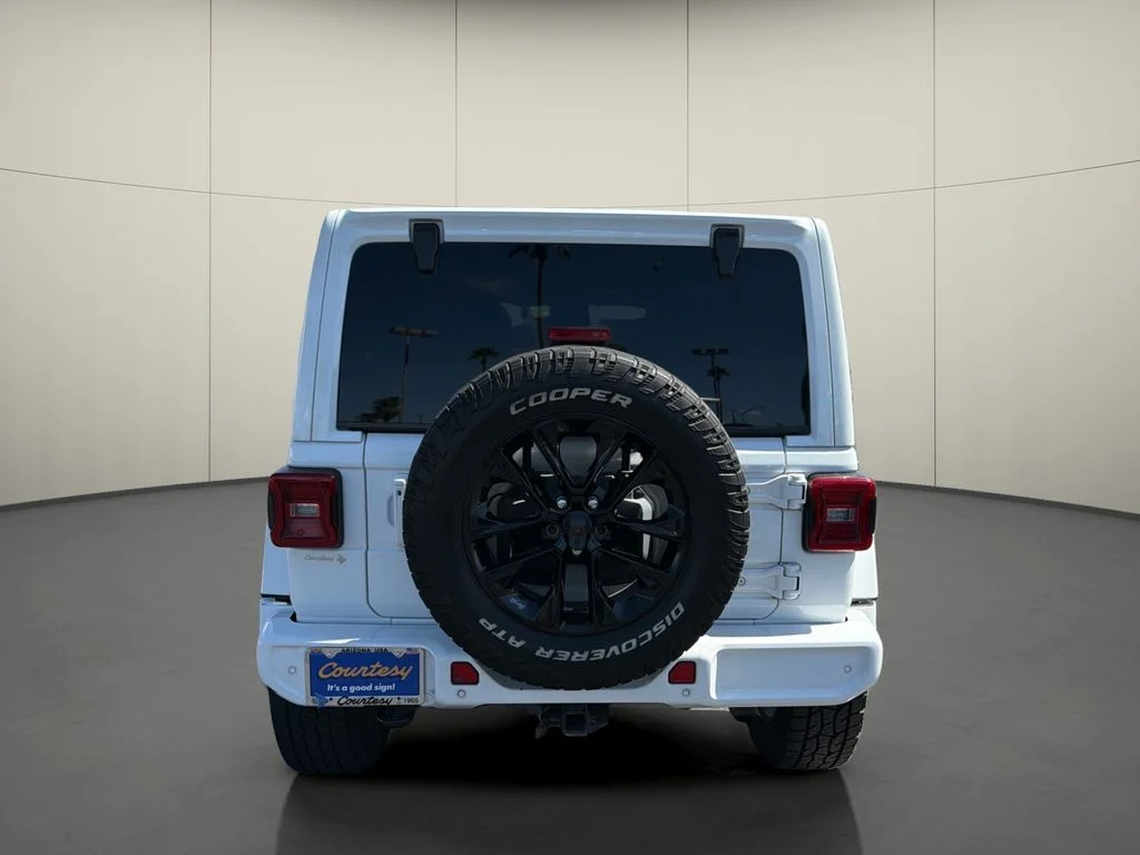 Used 2021 White Jeep Unlimited Sahara High Altitude image 6