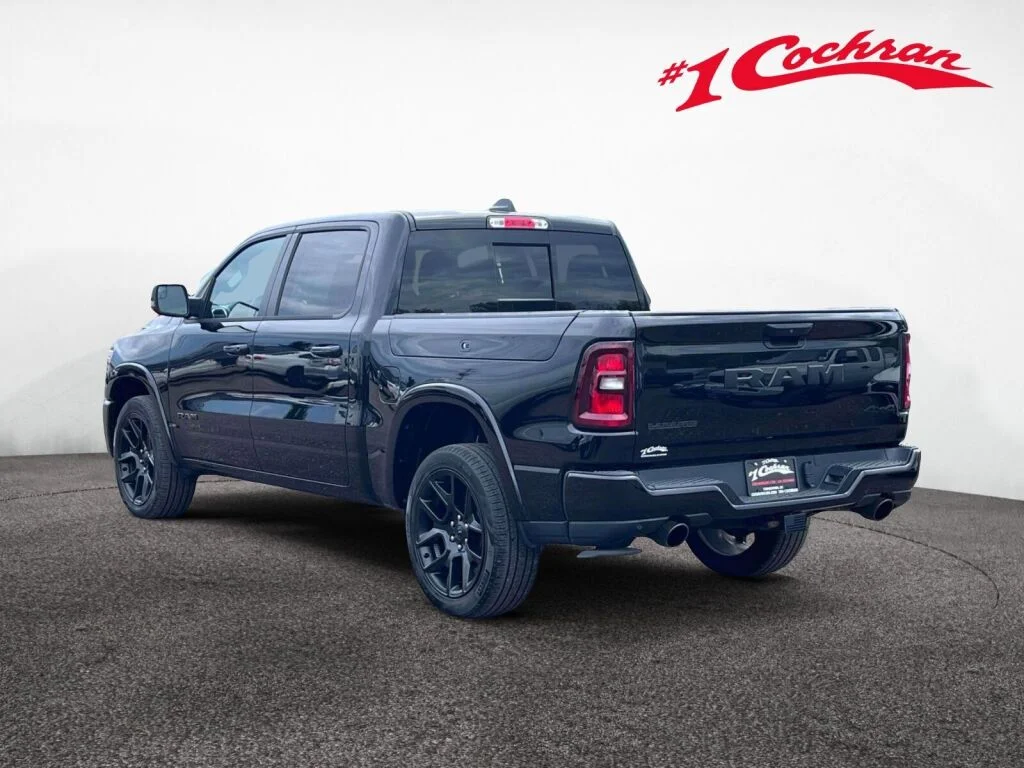 Used 2025 Diamond Black Crystal Pearlcoat Ram Laramie image 9
