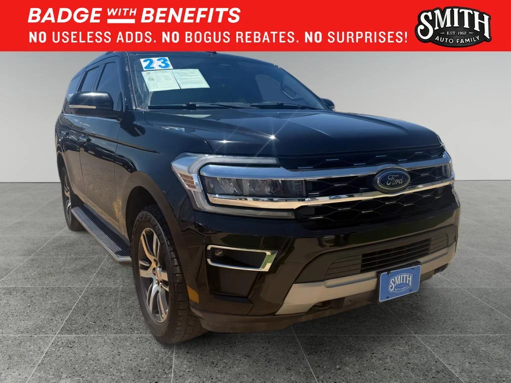 Certified Used 2023 Agate Black Metallic Ford Limited image 1