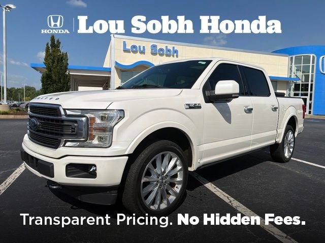 Used 2018 White Platinum Clearcoat Metallic Ford Limited image 1